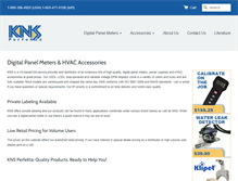 Tablet Screenshot of knsinstruments.com